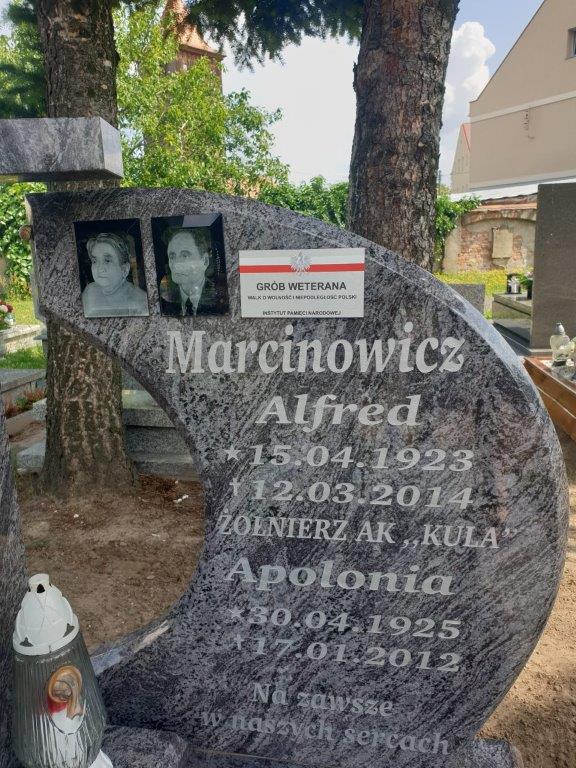 Alfred Marcinowicz 1923 Bytom Odrzański - Grobonet - Wyszukiwarka osób pochowanych